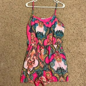 Bright patterned Romper